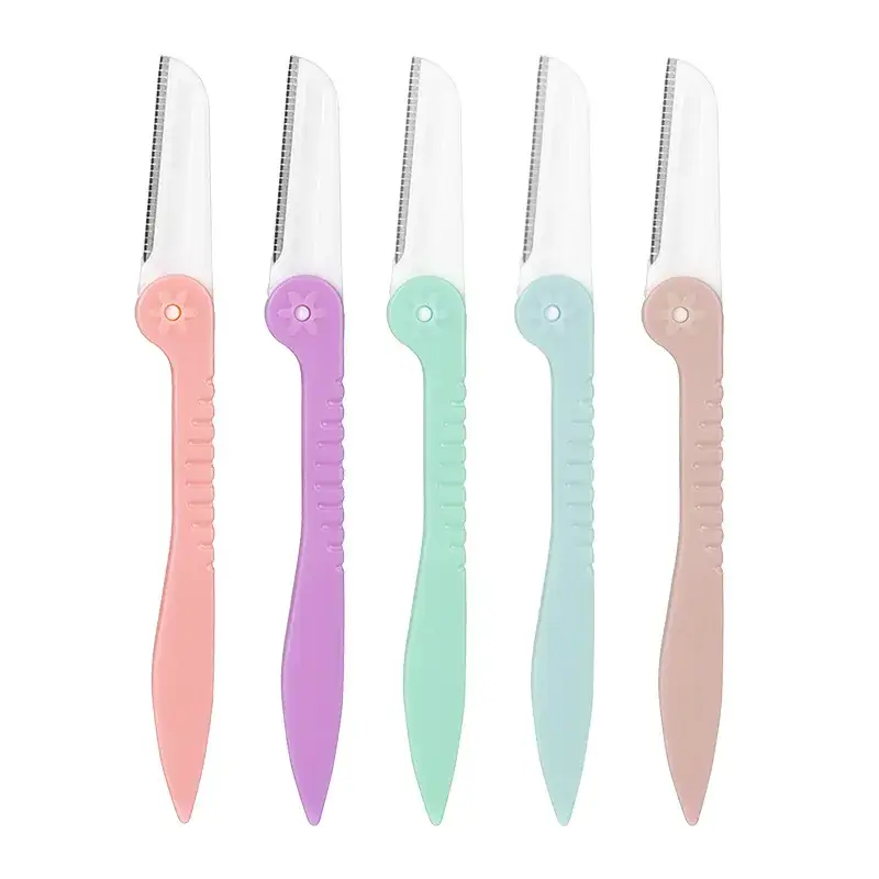 Portable Folding Eyebrow Razor Stainless Steel 360° - Image 5