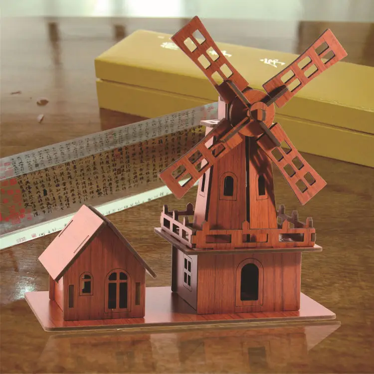 3D Wooden Pirate Ship Puzzle for Kids