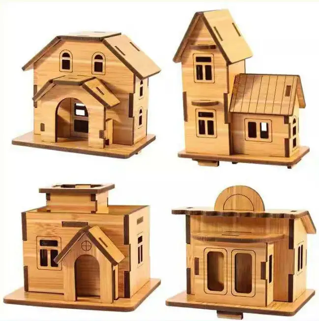3D Wooden Pirate Ship Puzzle for Kids