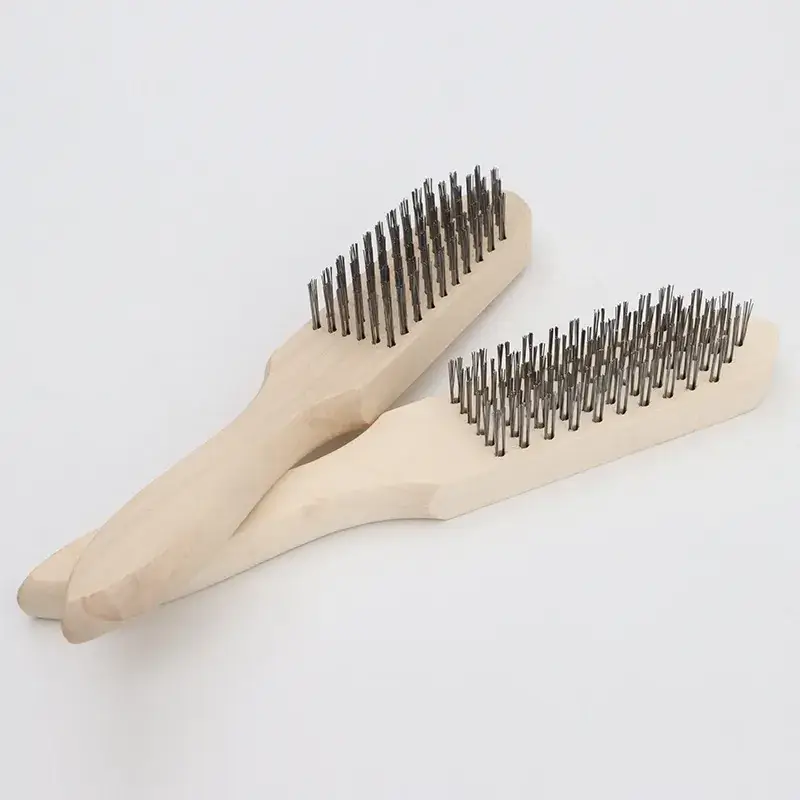 Wooden Wire Brush for Rust Removal & Fish Scales - Image 4