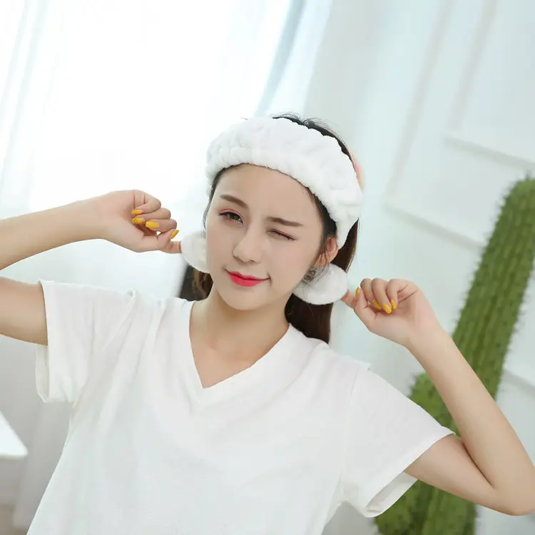 Korean New Rabbit Ears Hair Band Plush Wire - Image 8