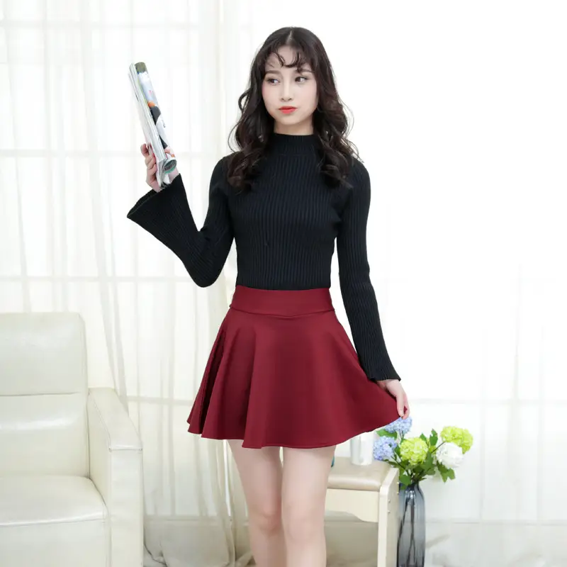 Women's Anti-Glare Pleated Sun Skirt Slim Fit - Image 2