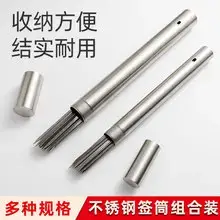 Stainless Steel BBQ Skewers Wooden Handles — feature 9