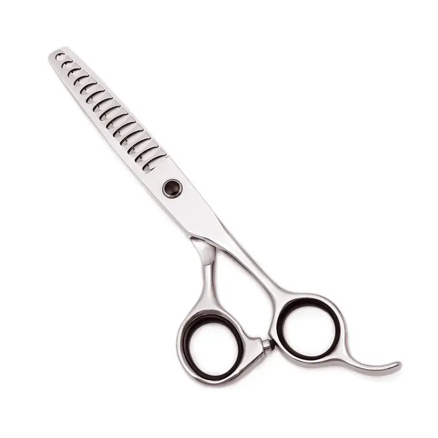 6-Inch Stainless Steel Hair Scissors for Shredding & Tinning - Image 2