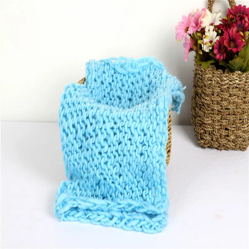 Newborn Baby Photo Blanket Pink Soft Cloth
