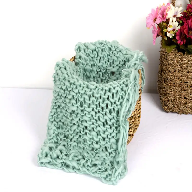 Newborn Baby Photo Blanket Pink Soft Cloth