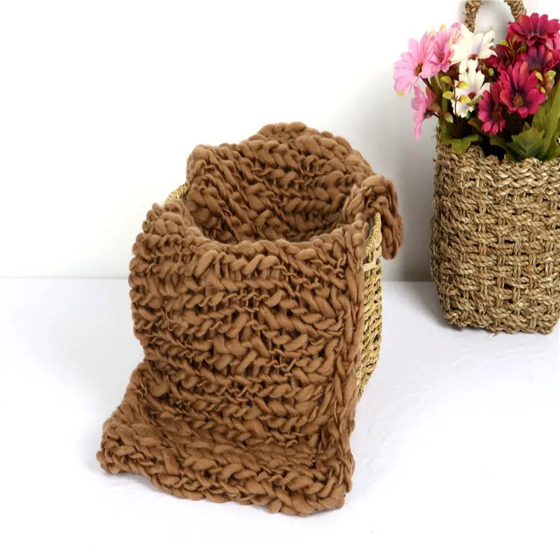 Newborn Baby Photo Blanket Pink Soft Cloth