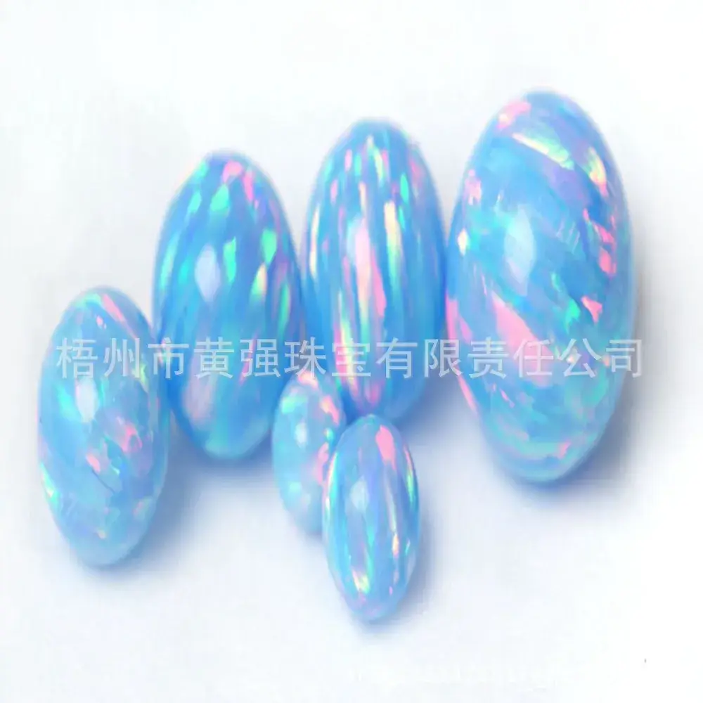 Blue Opal Beads Wholesale Synthetic Opal Stones - Image 4