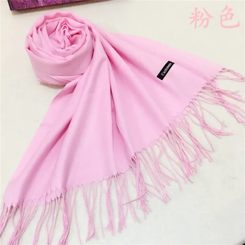 Big Red Imitation Cashmere Scarf for Women - Image 11