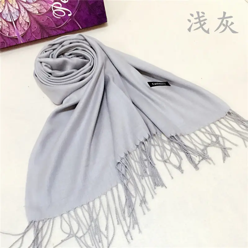 Big Red Imitation Cashmere Scarf for Women - Image 14