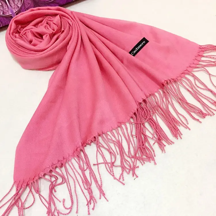 Big Red Imitation Cashmere Scarf for Women - Image 17