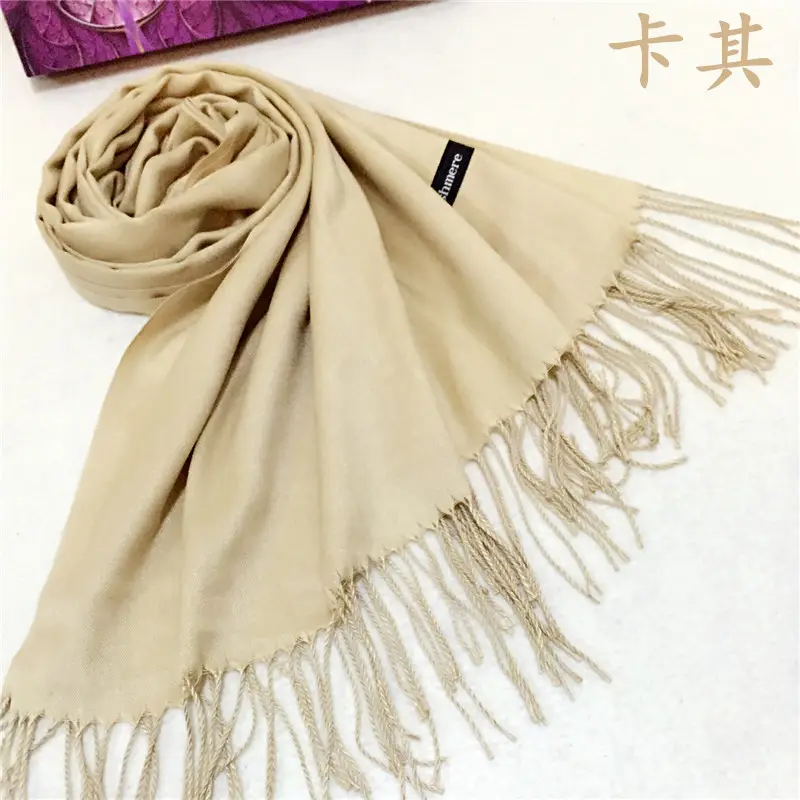 Big Red Imitation Cashmere Scarf for Women - Image 5