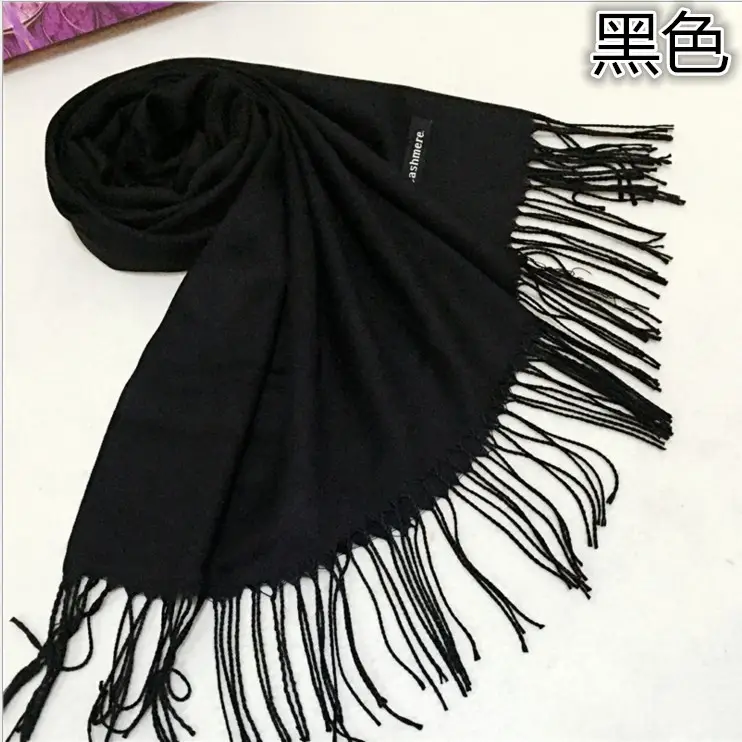 Big Red Imitation Cashmere Scarf for Women - Image 8