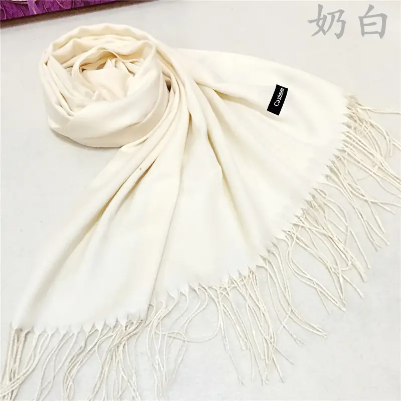 Big Red Imitation Cashmere Scarf for Women - Image 9
