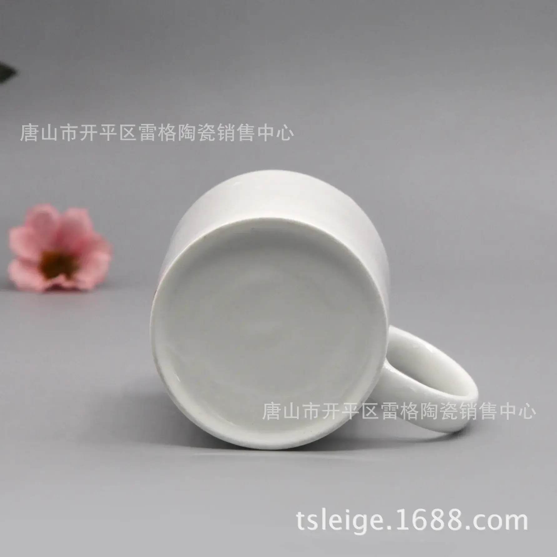 White Porcelain Straight Body Mug for Breakfast & Water - Image 5