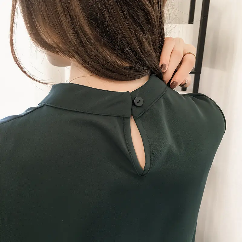 2026 Women's Chiffon Blouse with Loose Lantern Sleeve - Image 5