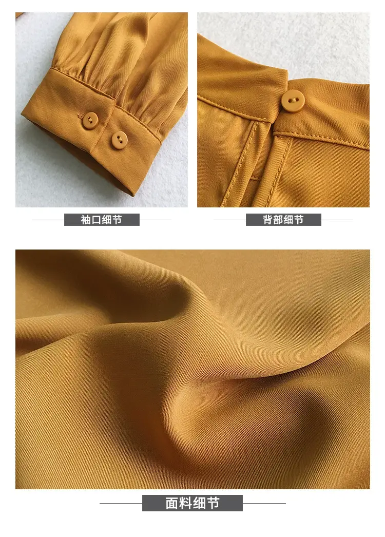2026 Women's Chiffon Blouse with Loose Lantern Sleeve — feature 4
