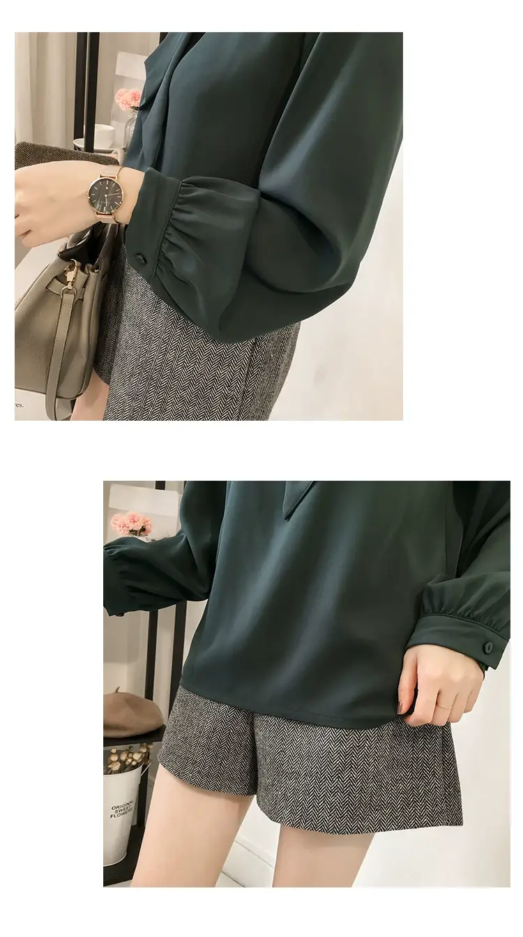 2026 Women's Chiffon Blouse with Loose Lantern Sleeve — feature 8