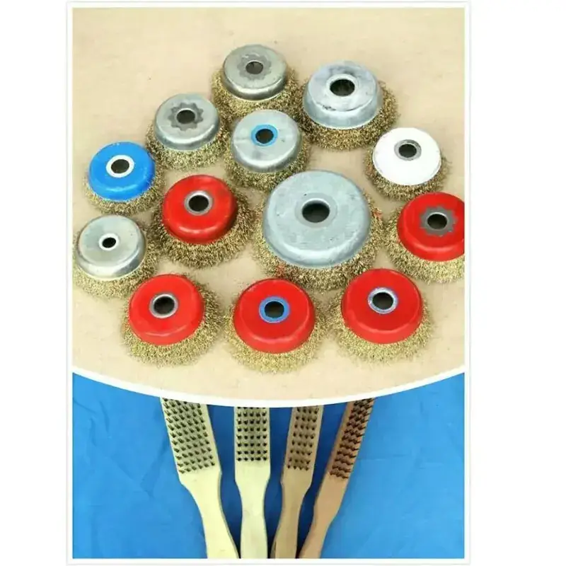 Wooden Wire Brush Set for Wood Finishing & Cleaning