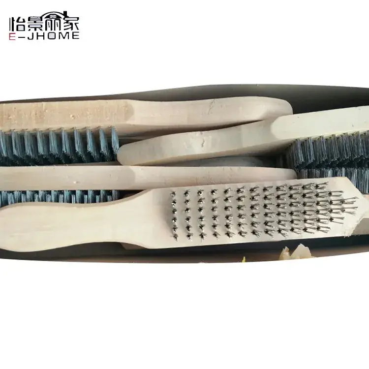 Wooden Wire Brush Set for Wood Finishing & Cleaning