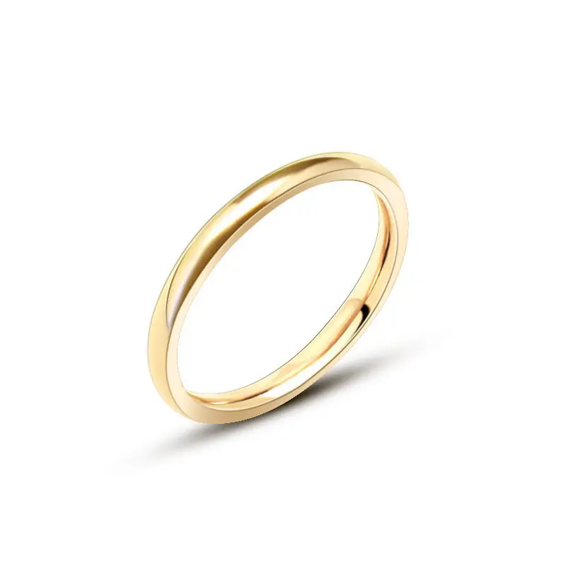 Titanium Steel Rose Gold Ring A009 - Image 8
