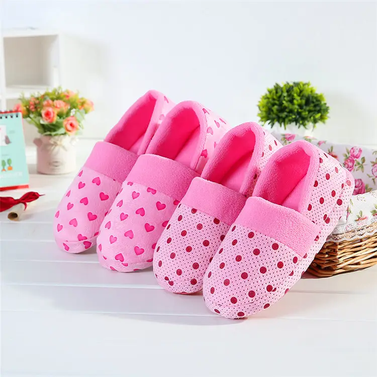 Love Confinement Shoes Cotton Slippers Love Bag Heel Soft Sole Home Indoor Slippers Silent Anti-Slip Classic Style
