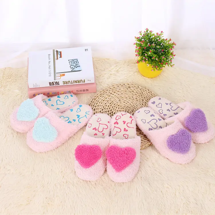 Love Confinement Shoes Cotton Slippers Love Bag Heel Soft Sole Home Indoor Slippers Silent Anti-Slip Classic Style