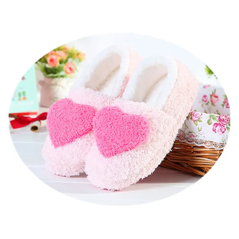 Love Confinement Shoes Cotton Slippers Love Bag Heel Soft Sole Home Indoor Slippers Silent Anti-Slip Classic Style