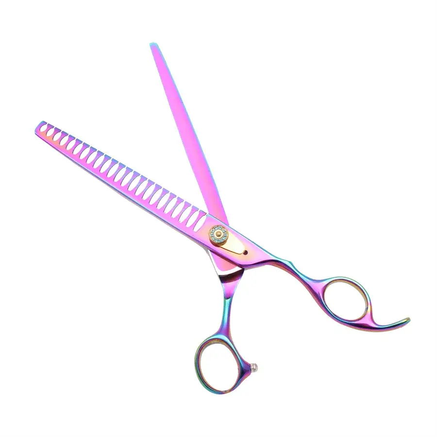 7.0 Inch Rainbow Hair Scissors for Fluffy Hair - Image 8