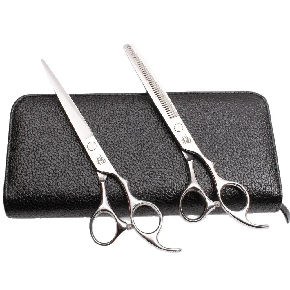 Silver Yang Hair Scissors 5.5-7 Inch Barber Use - Image 5