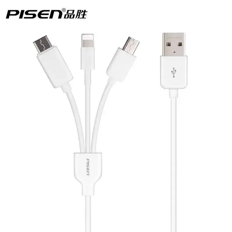 Pinsheng Three-In-One Multi-Head Charger Cable for Apple & Android - Image 14