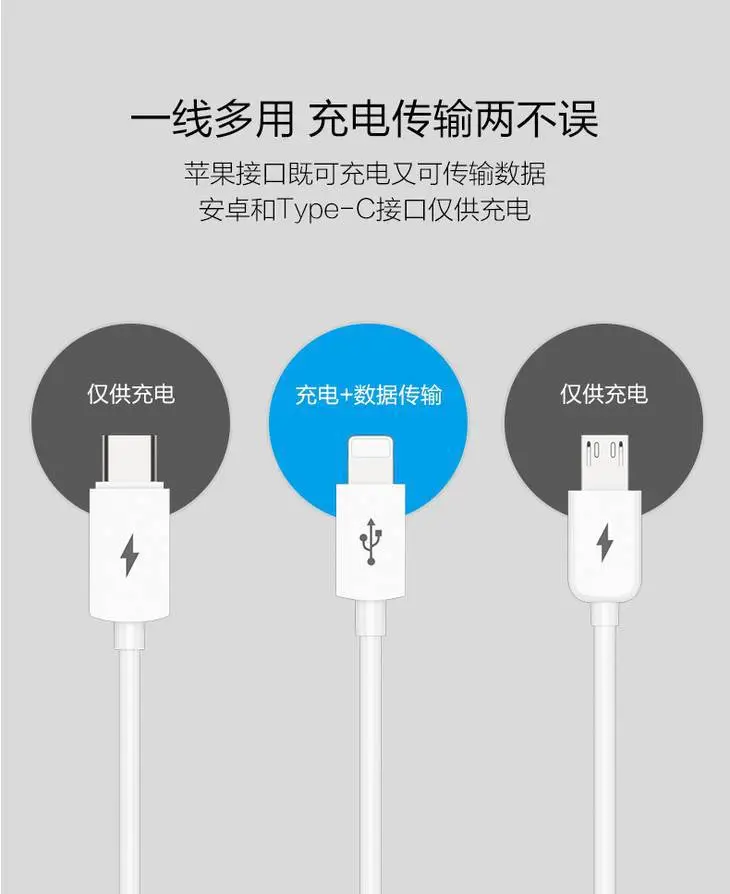 Pinsheng Three-In-One Multi-Head Charger Cable for Apple & Android โ feature 10