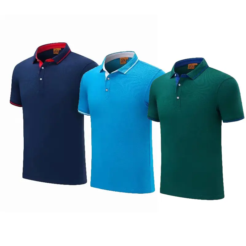 Yellow Polyester Cotton Polo Shirt with Print - Image 15