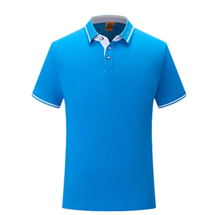 Yellow Polyester Cotton Polo Shirt with Print - Image 5