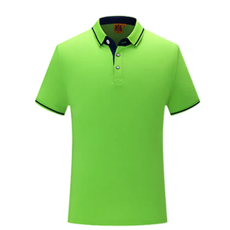 Yellow Polyester Cotton Polo Shirt with Print - Image 7