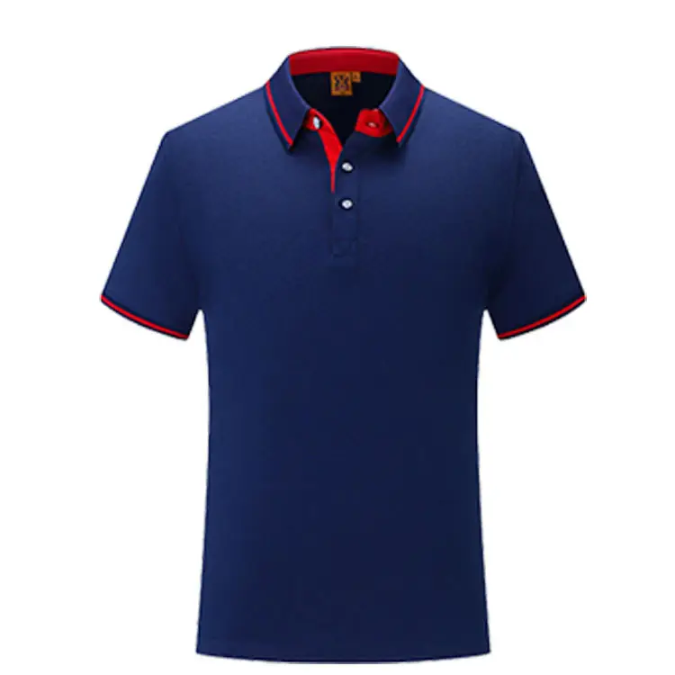 Yellow Polyester Cotton Polo Shirt with Print - Image 9