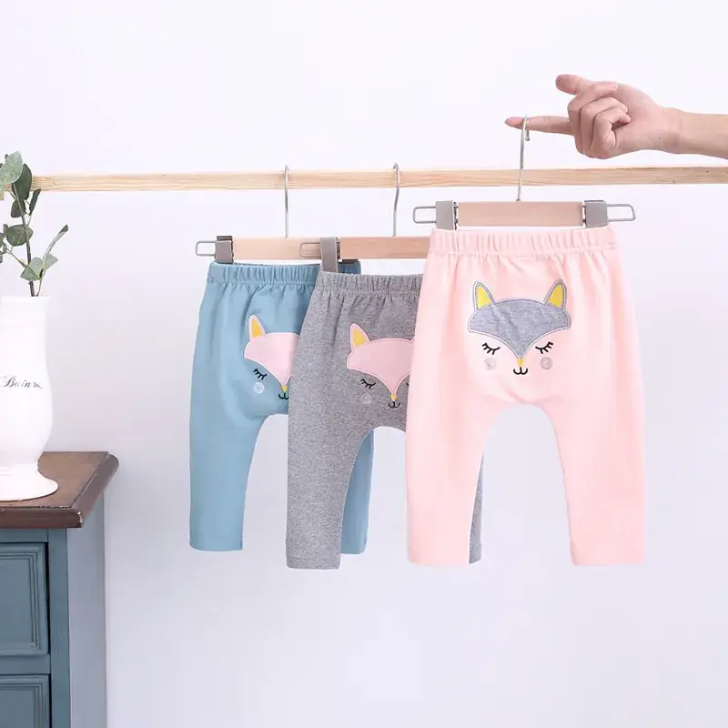 2025 Korean Style Open-Crotch Pants for Baby Girls 0-3Y - Image 8