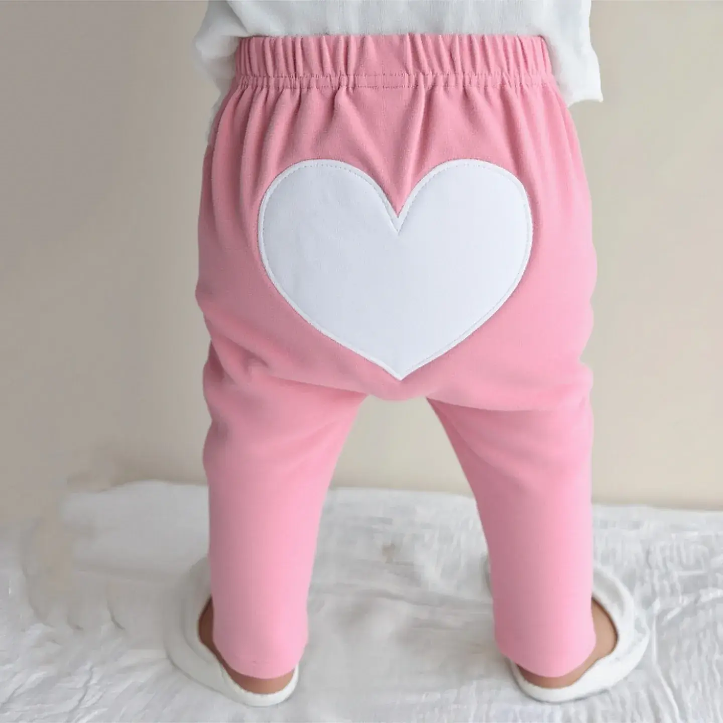 2025 Korean Style Open-Crotch Pants for Baby Girls 0-3Y - Image 3