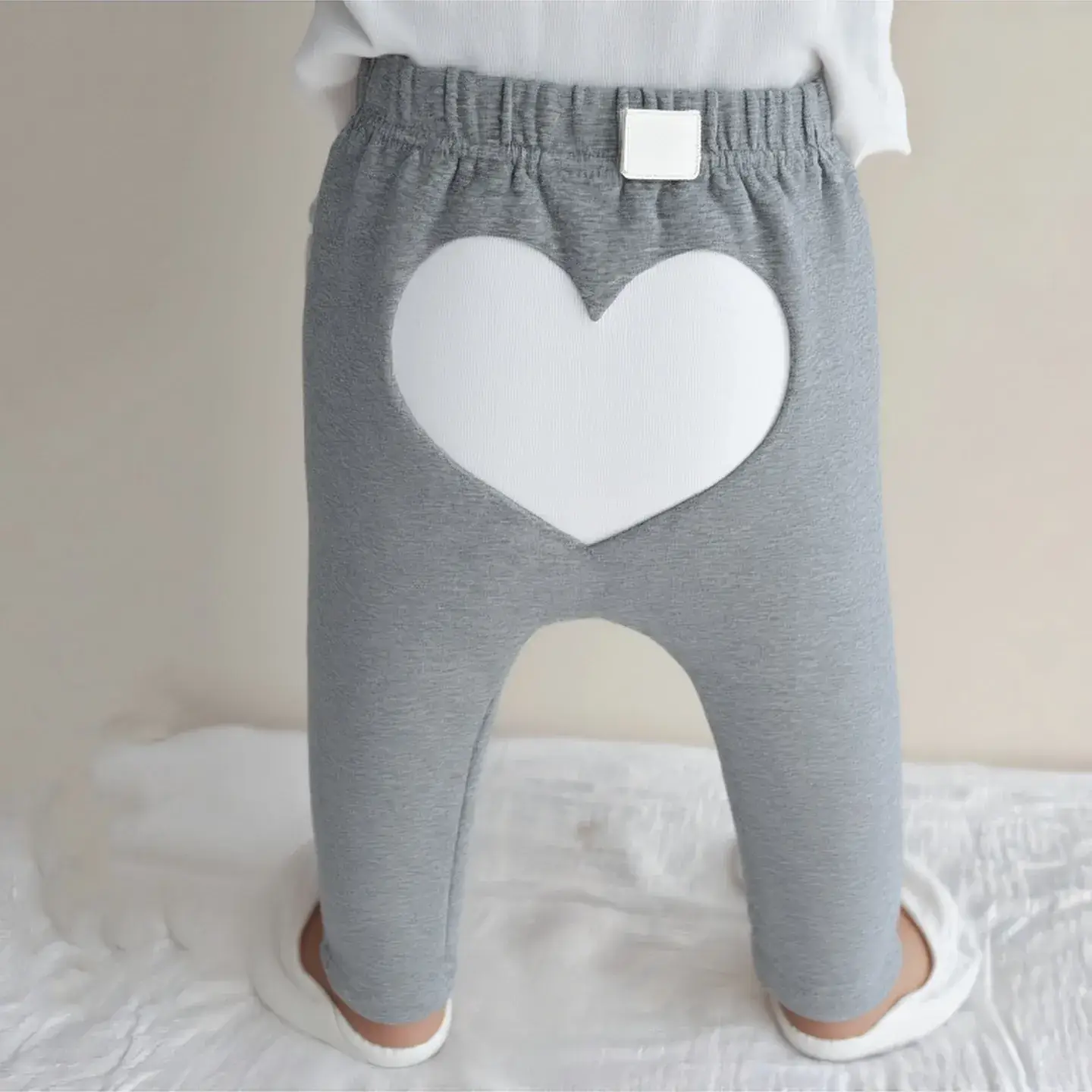 2025 Korean Style Open-Crotch Pants for Baby Girls 0-3Y - Image 4
