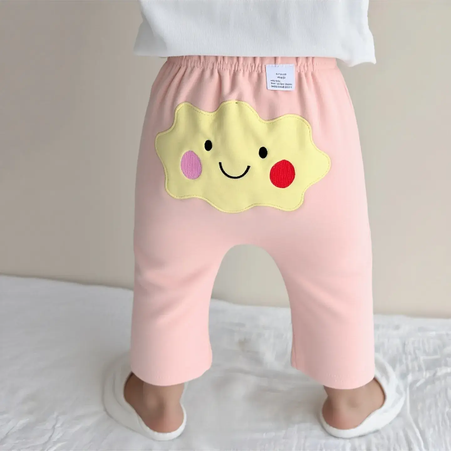 2025 Korean Style Open-Crotch Pants for Baby Girls 0-3Y - Image 5