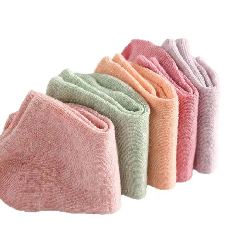 Candy color Women's Boat socks women's socks color cotton women's socks solid color women's socks invisible gift socks wholesale