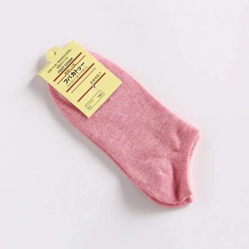 Candy color Women's Boat socks women's socks color cotton women's socks solid color women's socks invisible gift socks wholesale