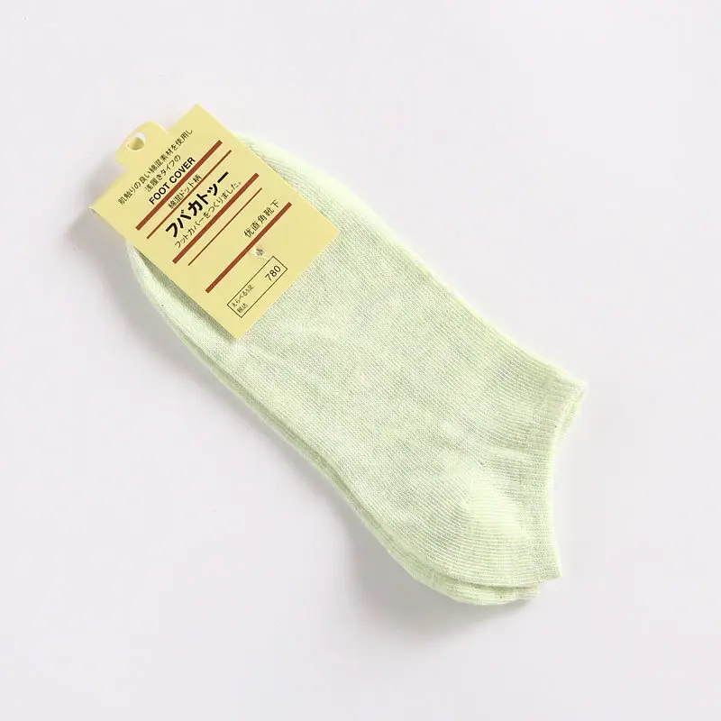Candy color Women's Boat socks women's socks color cotton women's socks solid color women's socks invisible gift socks wholesale