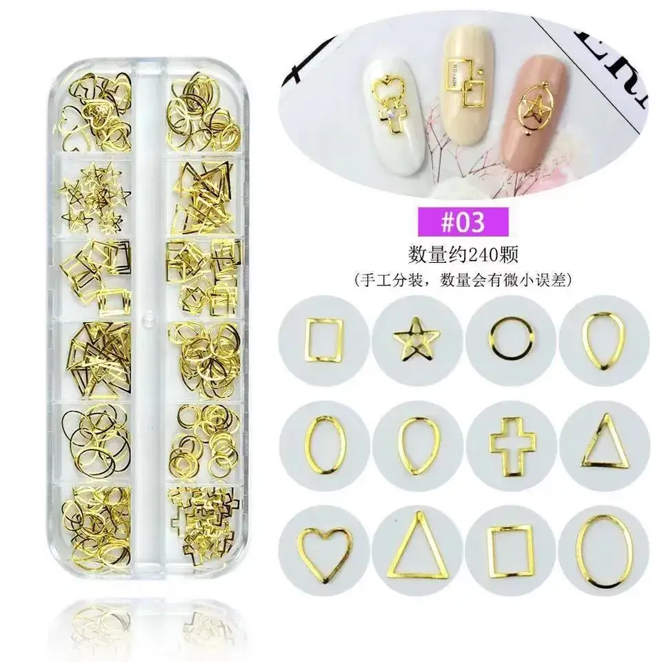 15 Color Round Nail Stickers Mobile Size DIY Nail Decor - Image 4