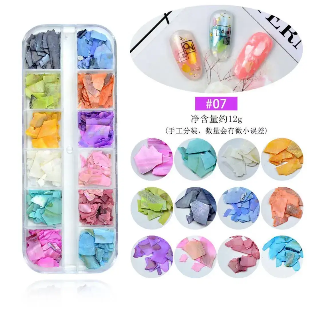 15 Color Round Nail Stickers Mobile Size DIY Nail Decor - Image 5