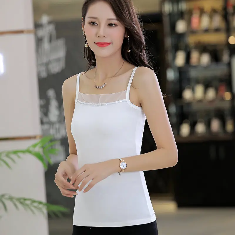White Striped Mid-Sleeve Top for Women - Image 7