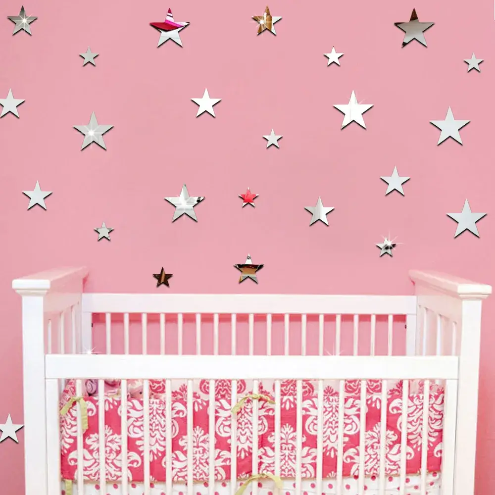 Removable Star Wall Stickers for Baby Room Blue Decor — feature 28