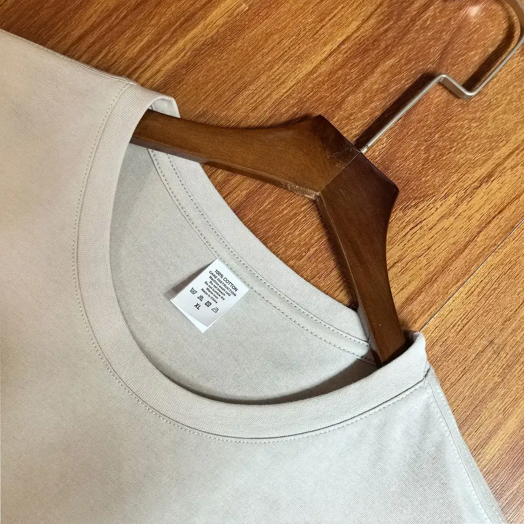 Heavy Cotton Crewneck Work Clothes Culture Shirt Printed Logo Men's and Women's Class Clothes Customized Advertising Shirt T-shirt Customized
