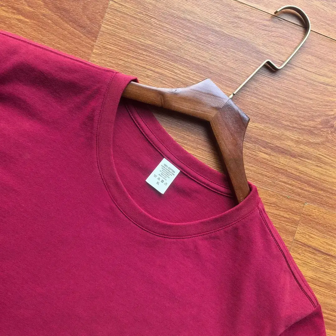 Heavy Cotton Crewneck Work Clothes Culture Shirt Printed Logo Men's and Women's Class Clothes Customized Advertising Shirt T-shirt Customized