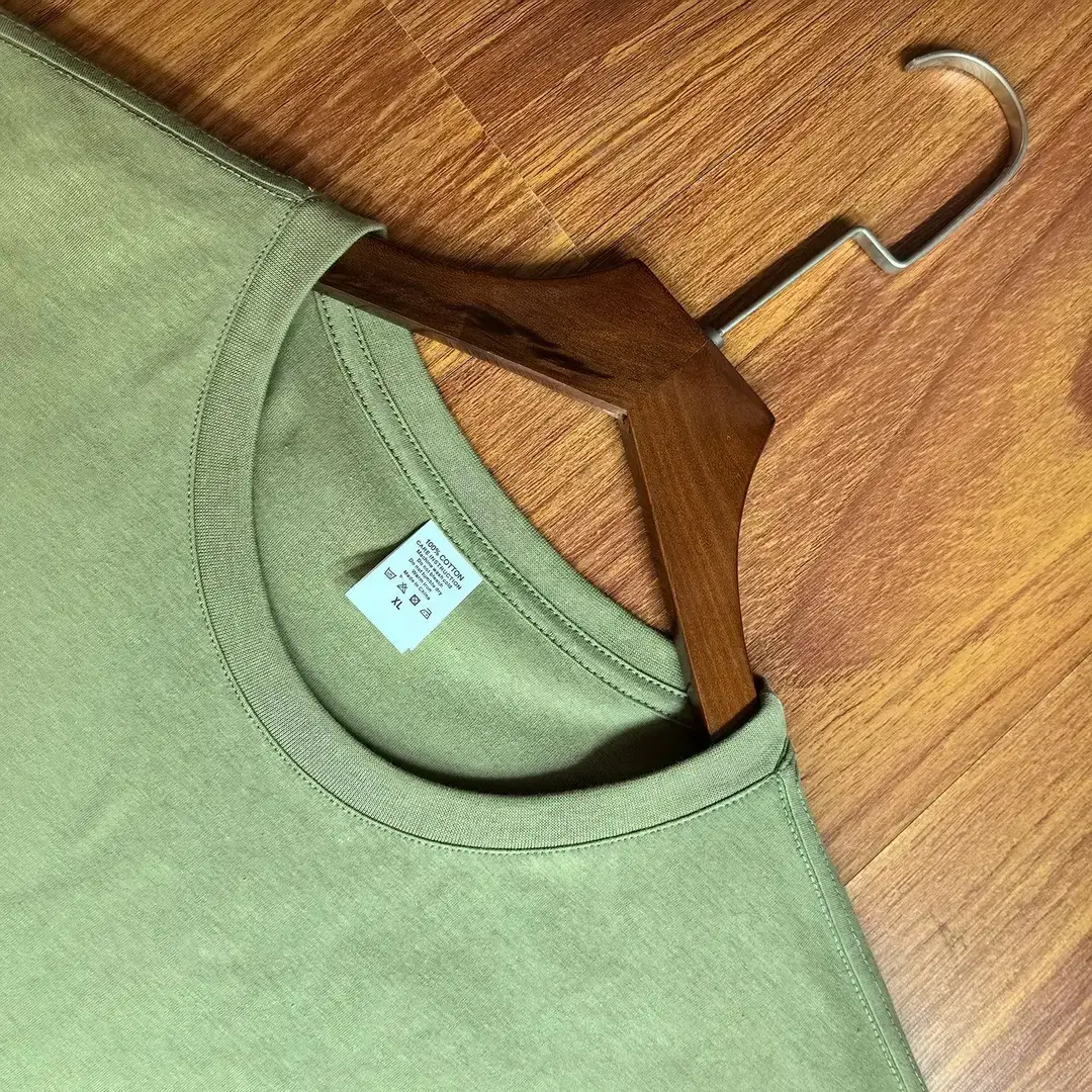 Heavy Cotton Crewneck Work Clothes Culture Shirt Printed Logo Men's and Women's Class Clothes Customized Advertising Shirt T-shirt Customized